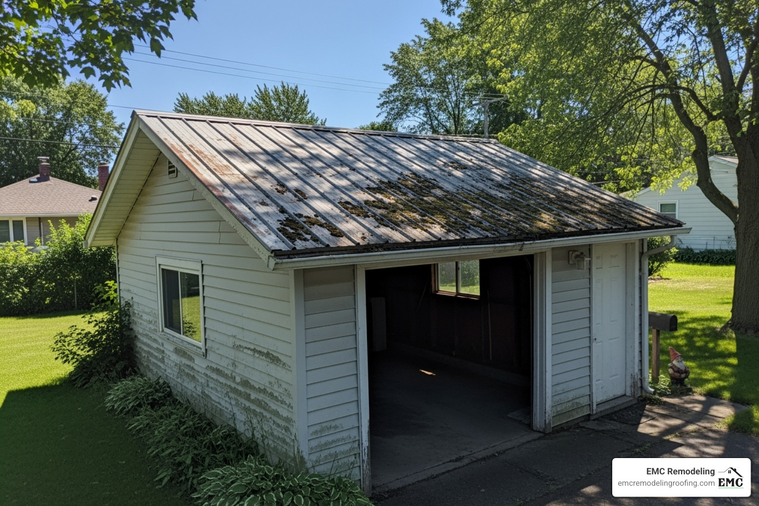 corrugated garage roof replacement