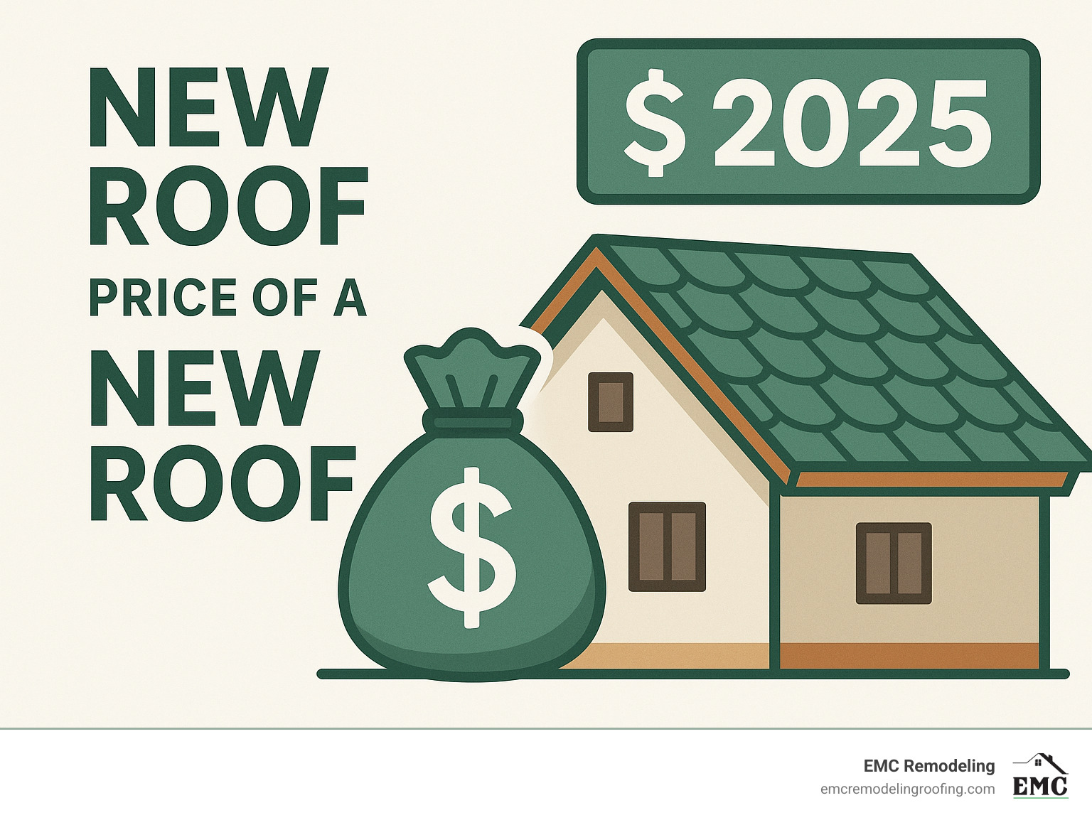 price of a new roof