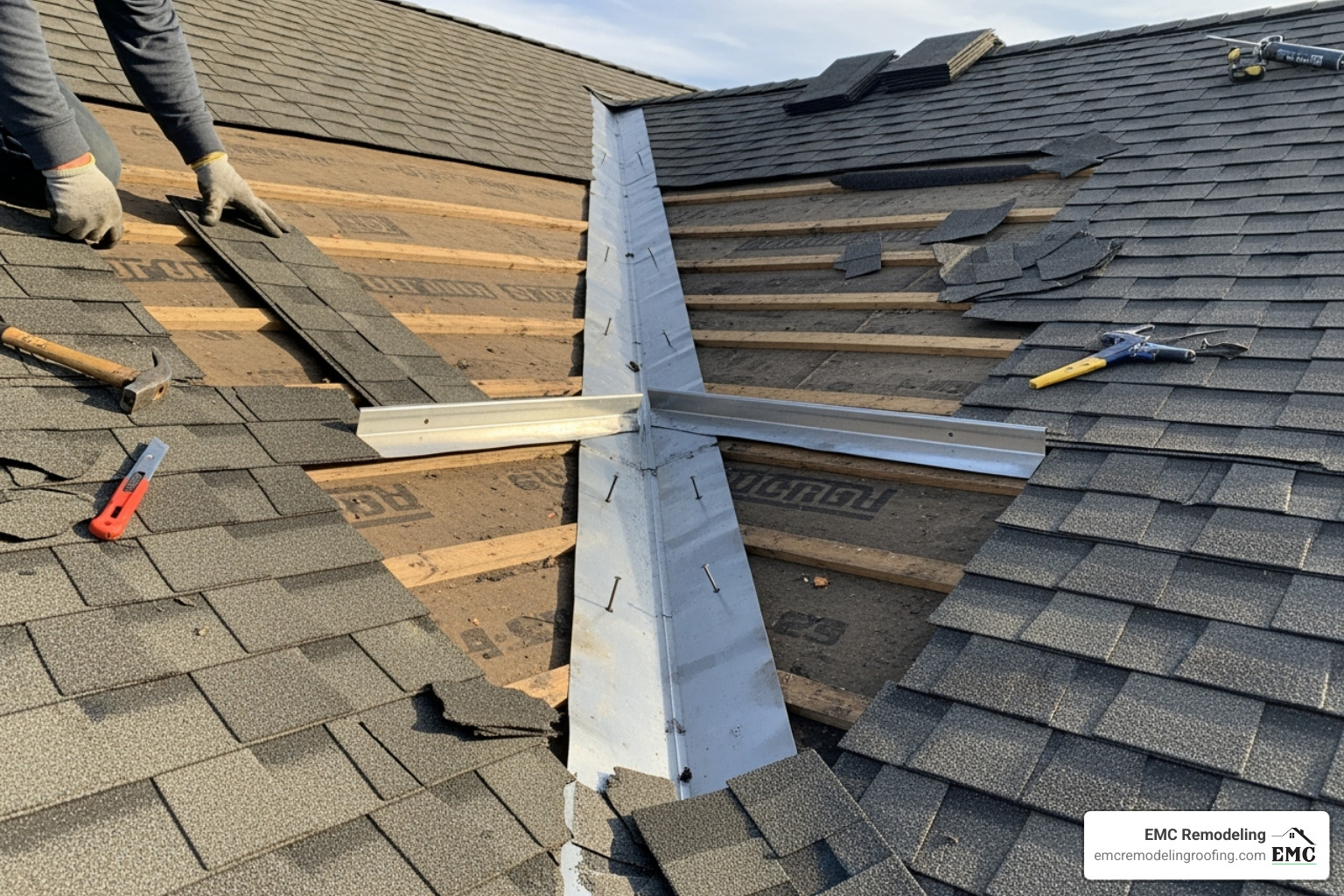roof valley repair