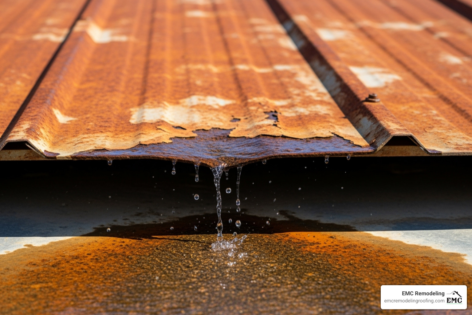 tin roof leaking