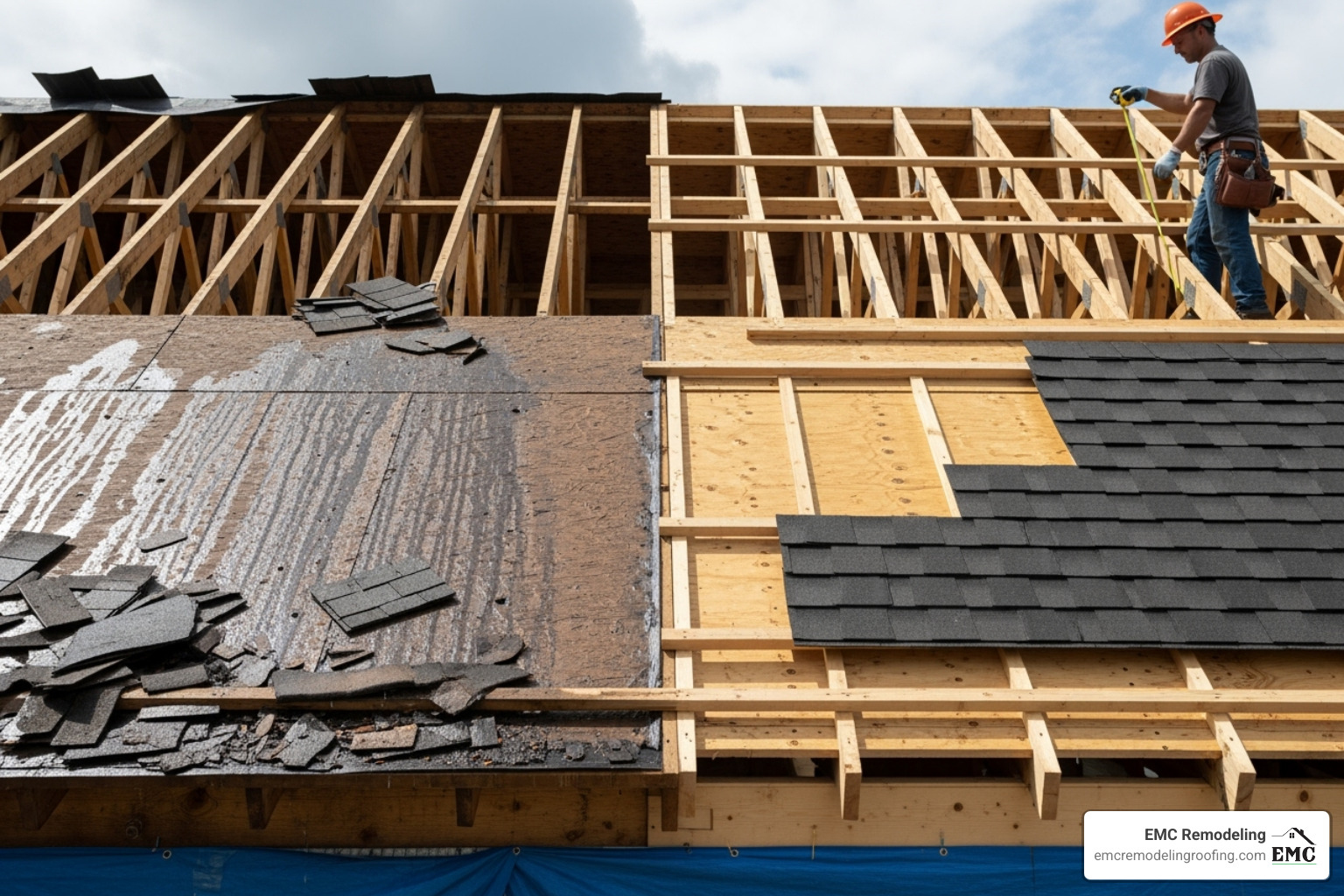 cost to replace entire roof structure