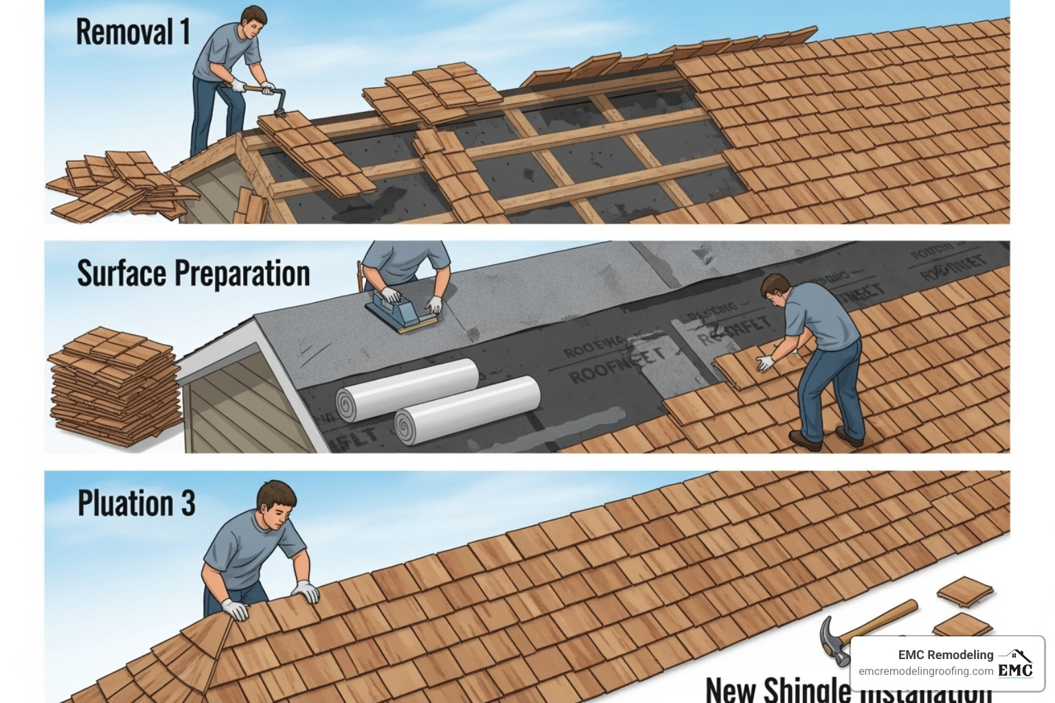 replacing cedar shingles
