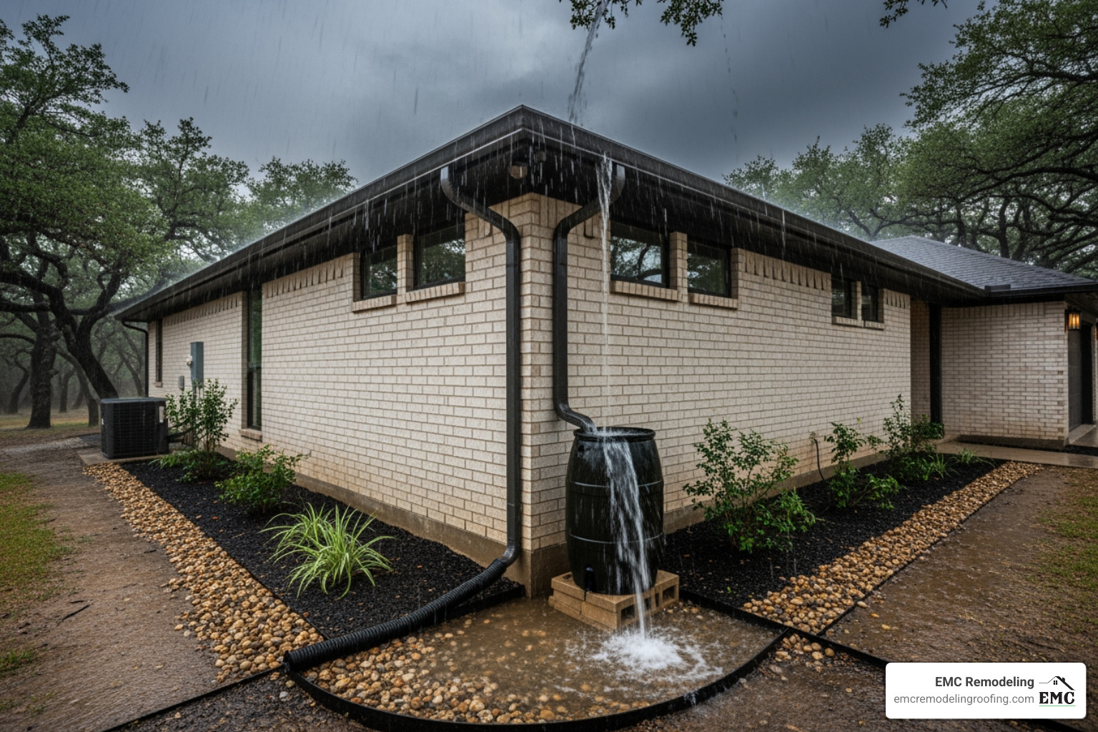 central Texas gutters