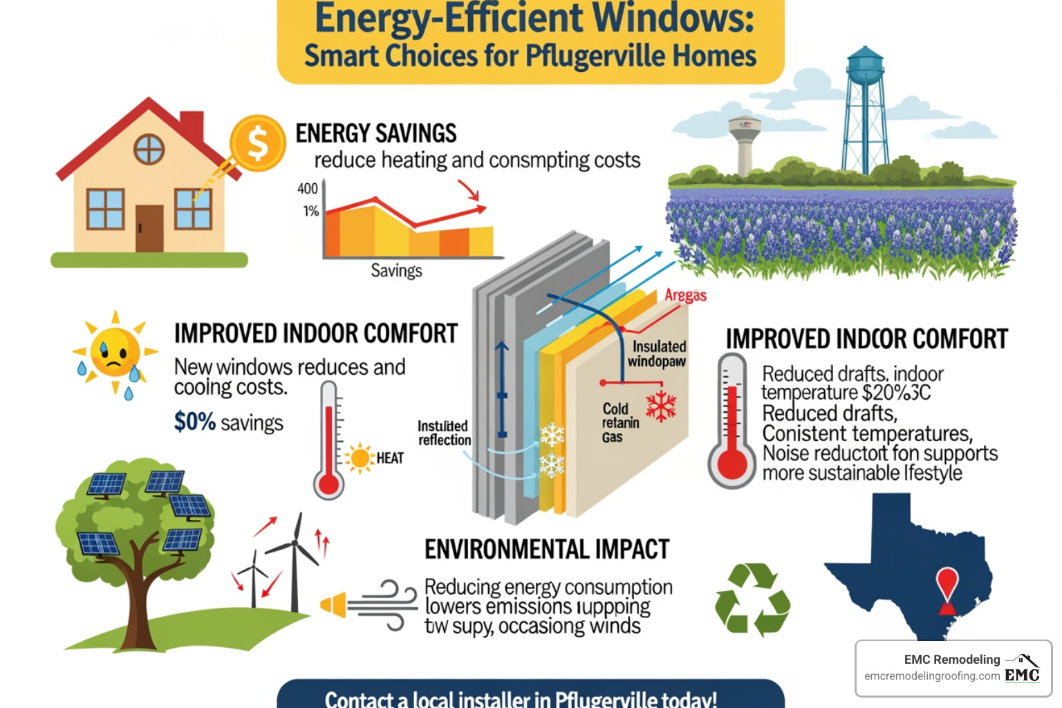 energy efficient windows Pflugerville