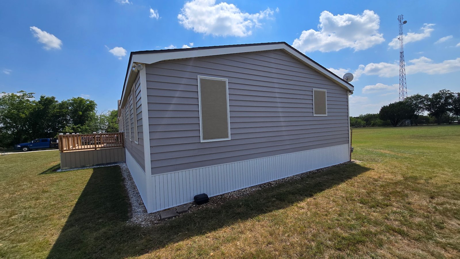 Completed James Hardie siding replacement on a Central Texas home by EMC Remodeling