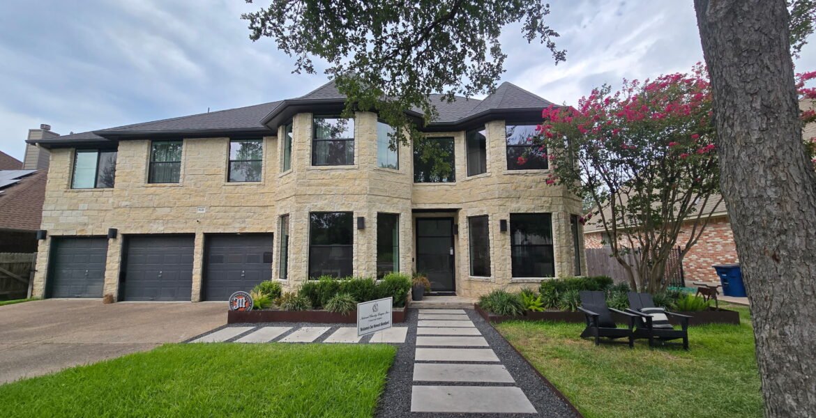 Completed window replacement project by EMC Remodeling in Central Texas