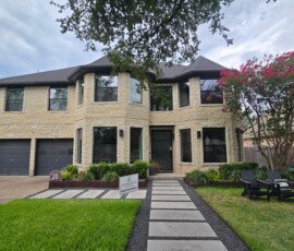 Completed window replacement project by EMC Remodeling in Central Texas